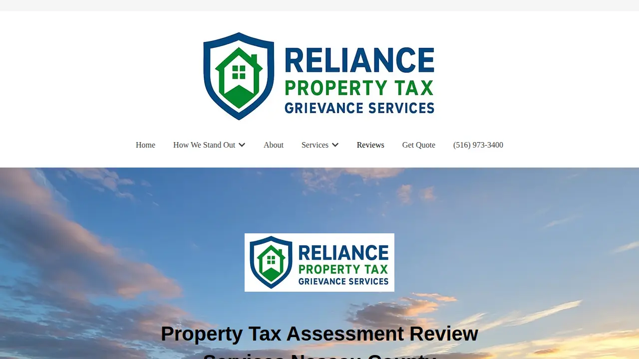 Reliance Flat Fee Property Tax Grievance Nassau County page