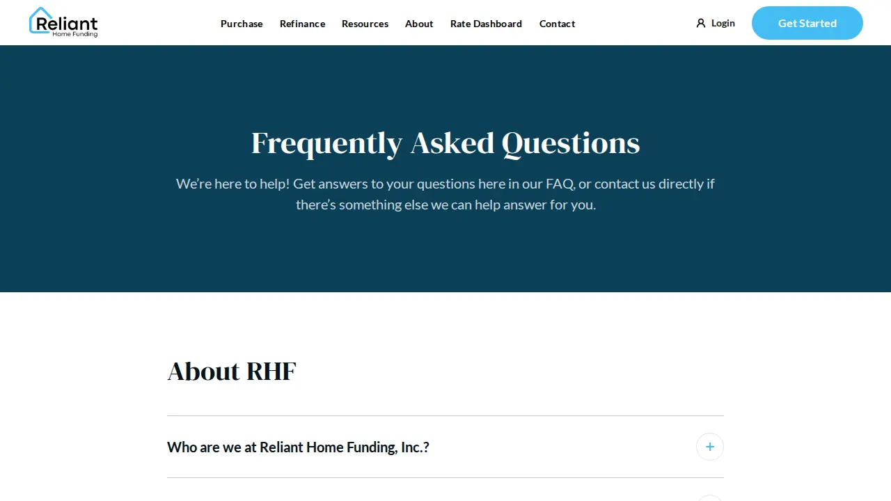 Marc Marrazzo- Reliant Home Funding Inc. page