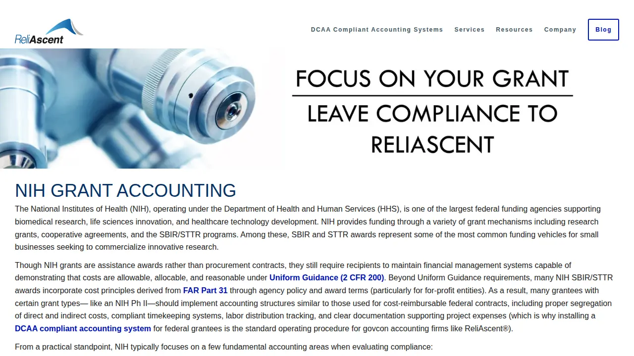 ReliAscent LLC page