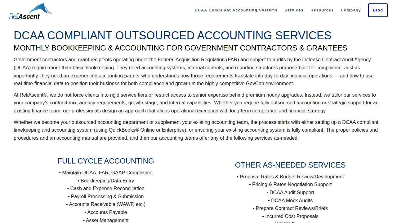 ReliAscent LLC page