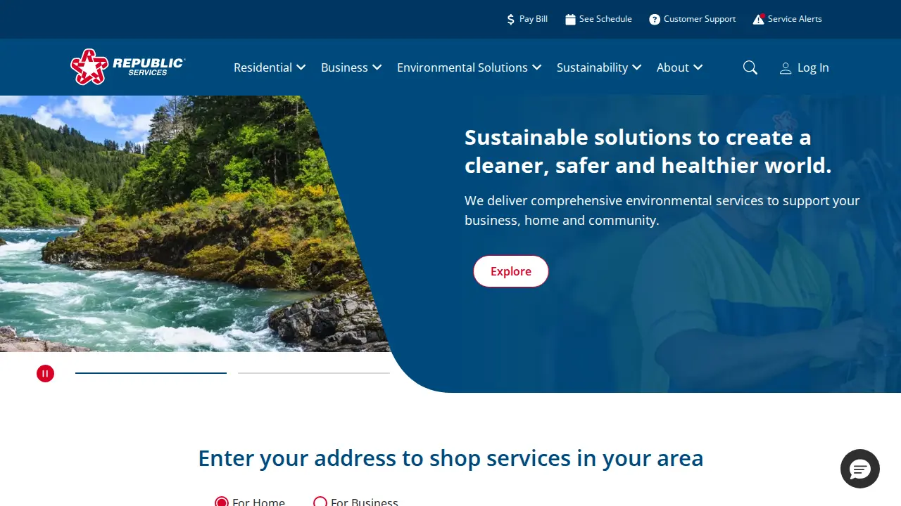 Republic Services page