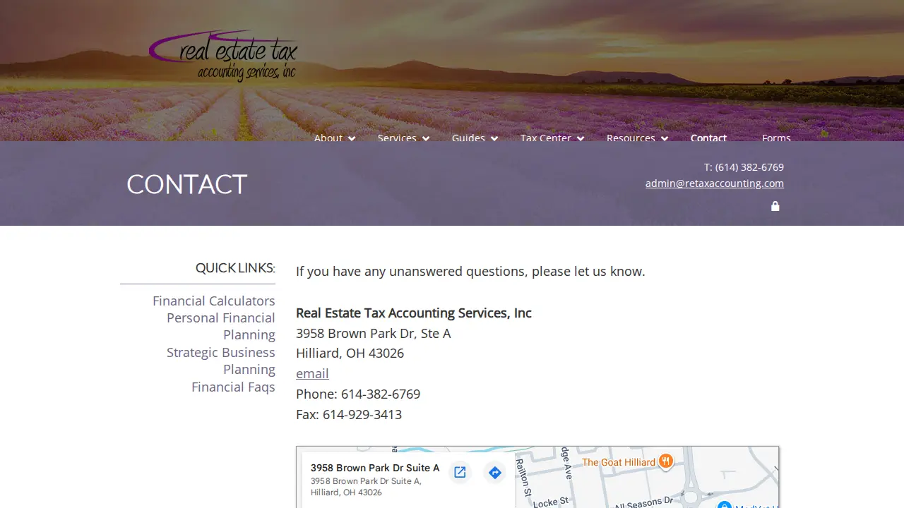Real Estate Tax Accounting Services, Inc website