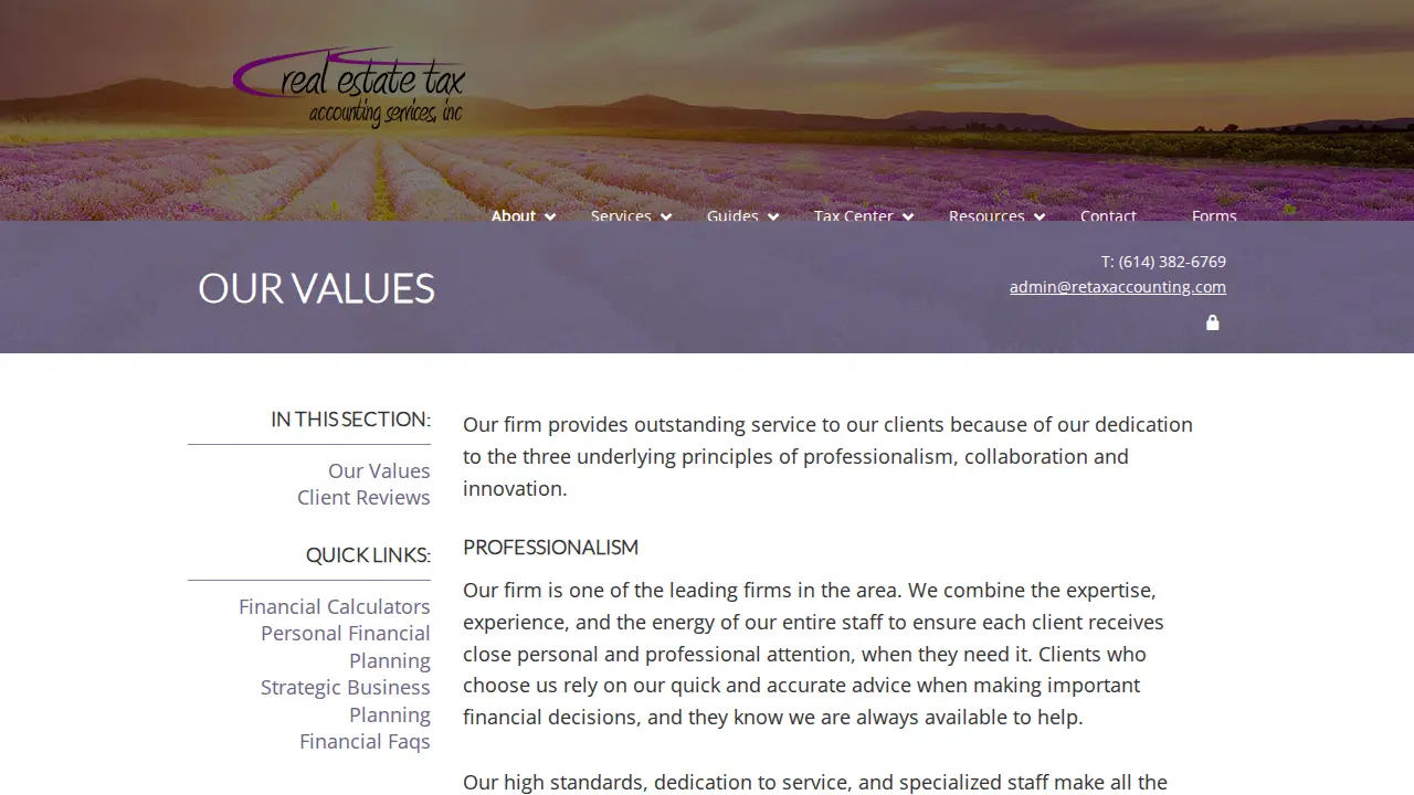 Real Estate Tax Accounting Services, Inc page