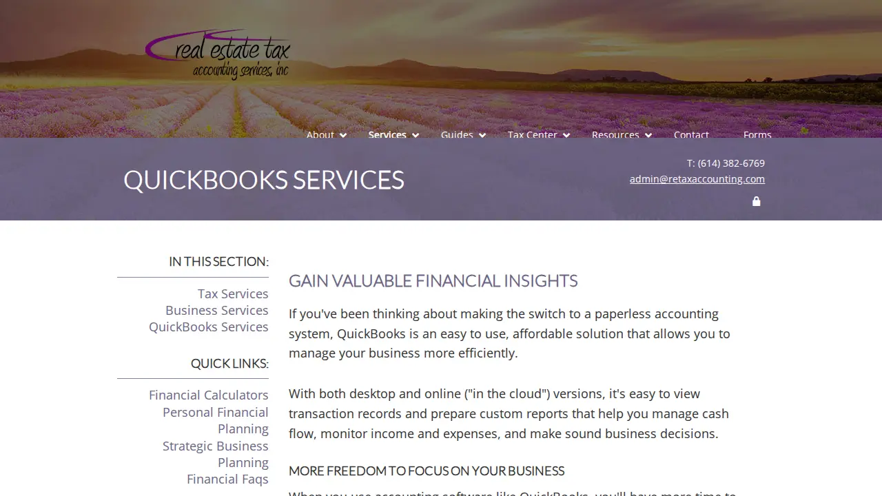 Real Estate Tax Accounting Services, Inc page