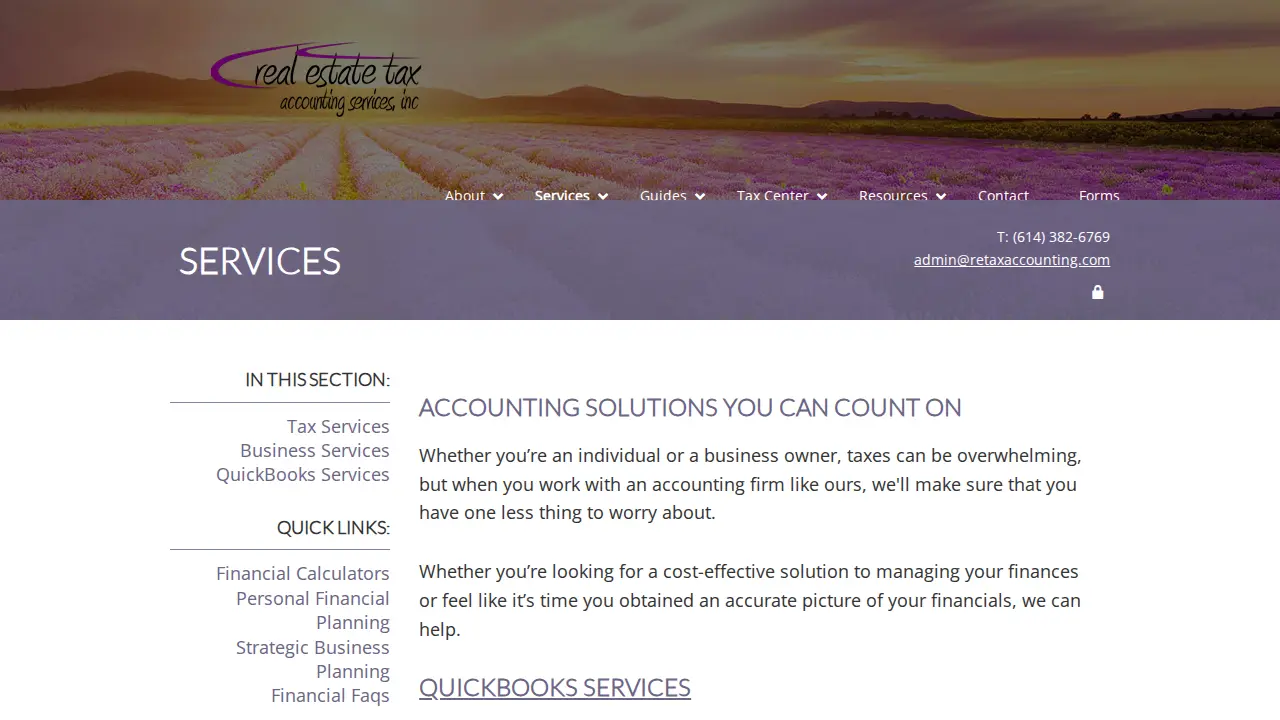 Real Estate Tax Accounting Services, Inc page