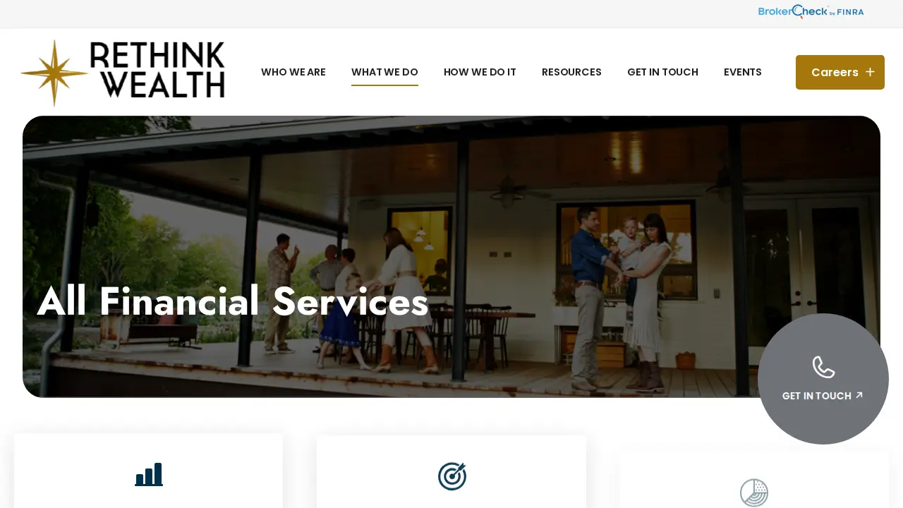 Rethink Wealth page
