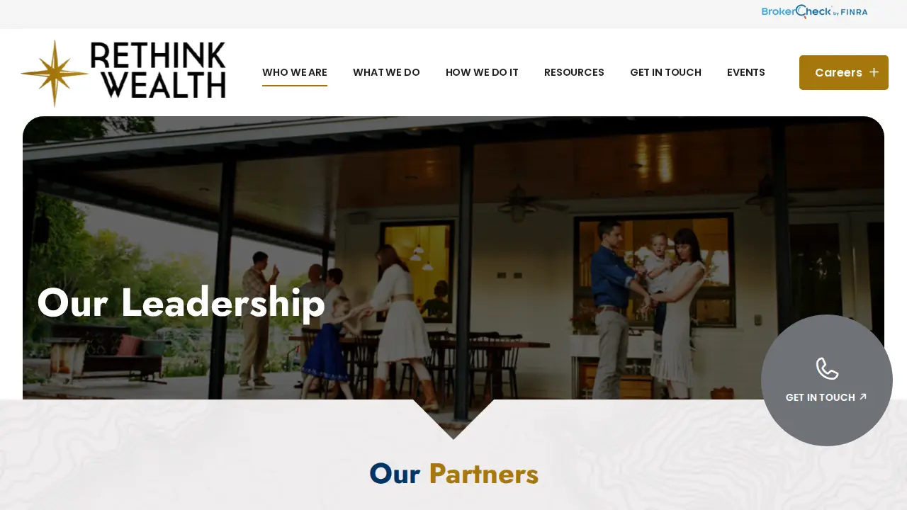 Rethink Wealth page
