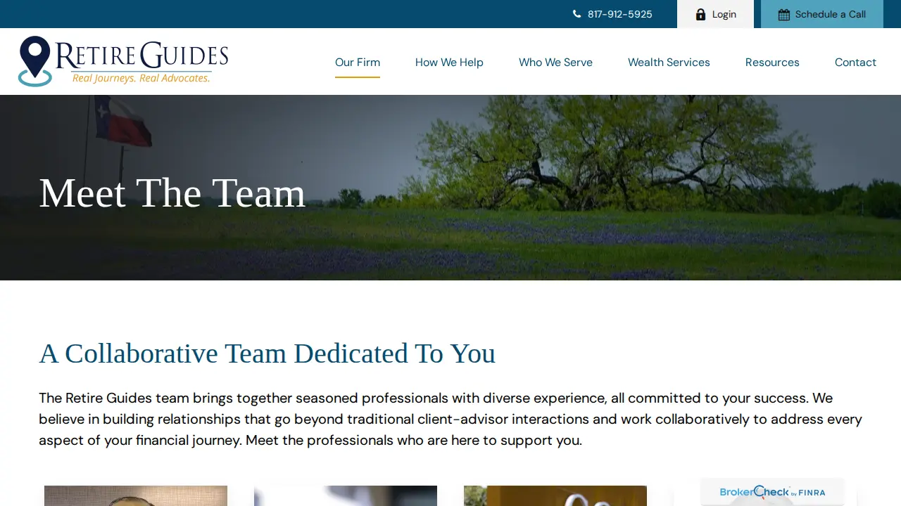 Retire Guides page