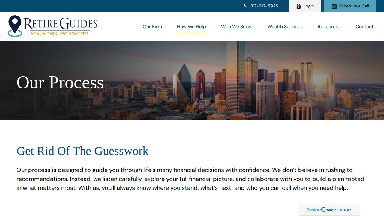 Retire Guides page