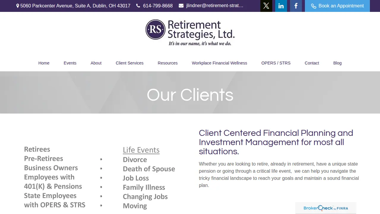 Retirement Strategies, Ltd. page