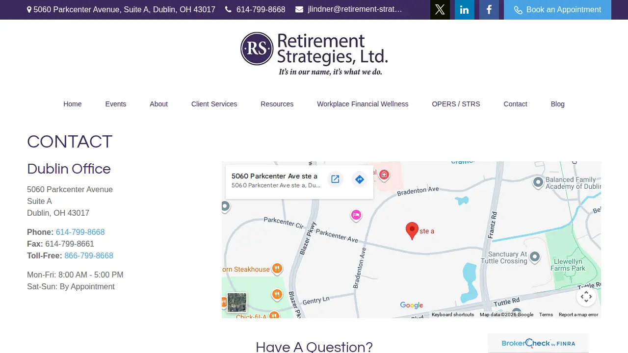 Retirement Strategies, Ltd. page