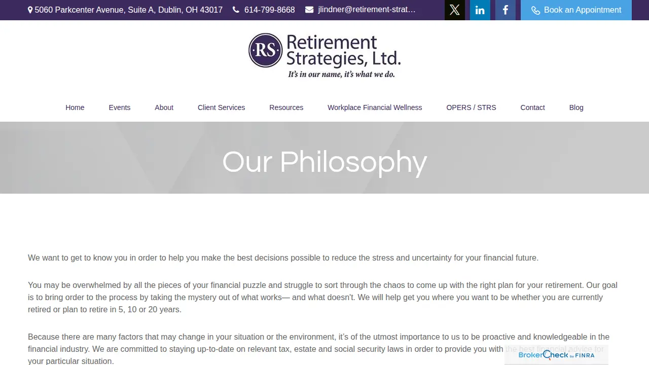 Retirement Strategies, Ltd. page