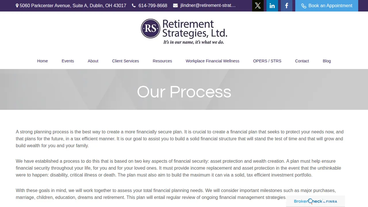 Retirement Strategies, Ltd. page