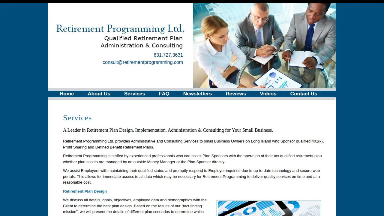 Retirement Programming Ltd page