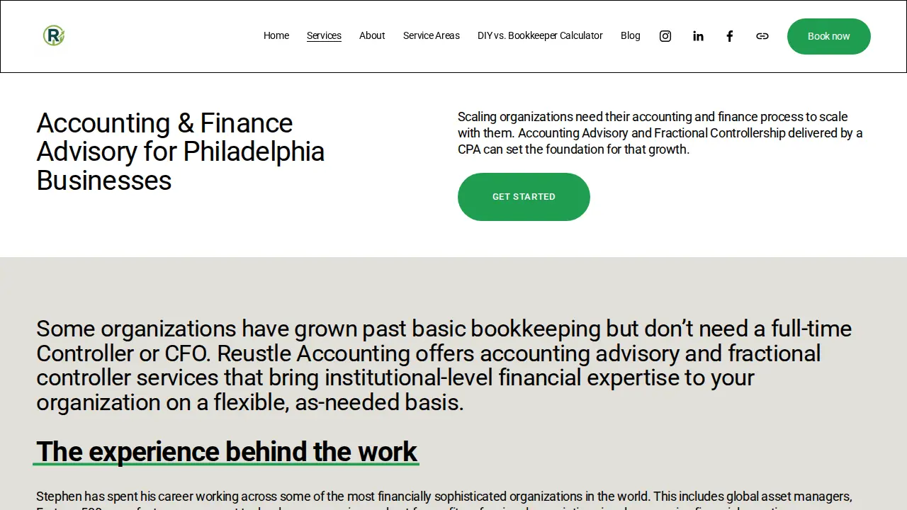 Reustle Accounting and Finance Solutions, LLC page