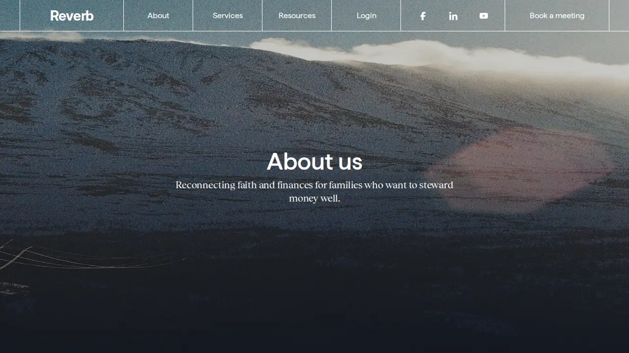 Reverb Financial page