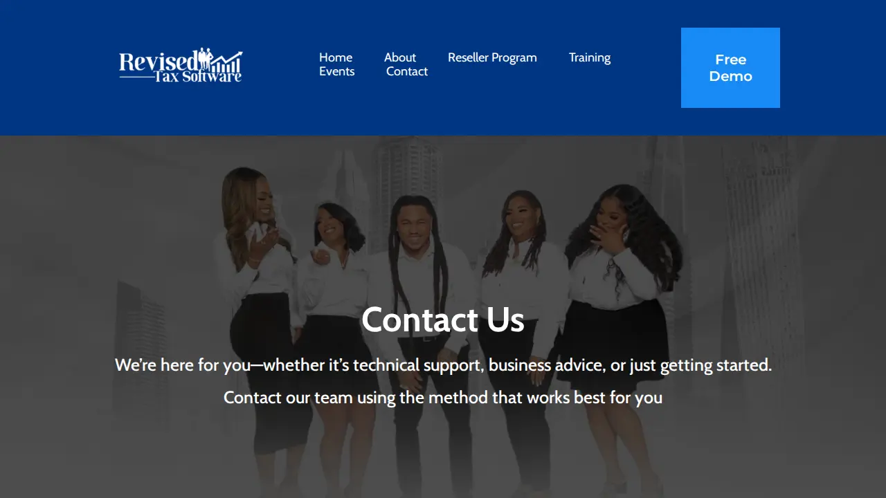 REVISED TAX SOFTWARE page