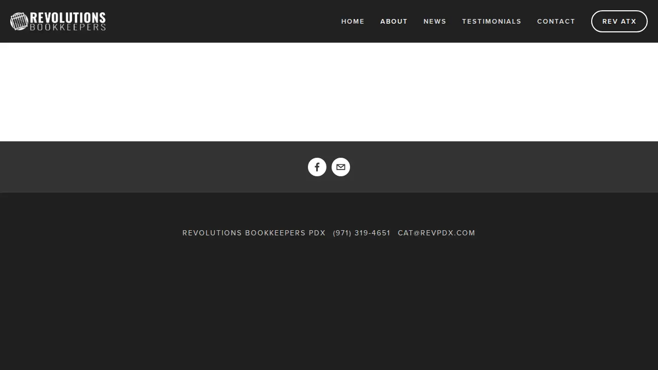Revolutions Bookkeepers PDX page