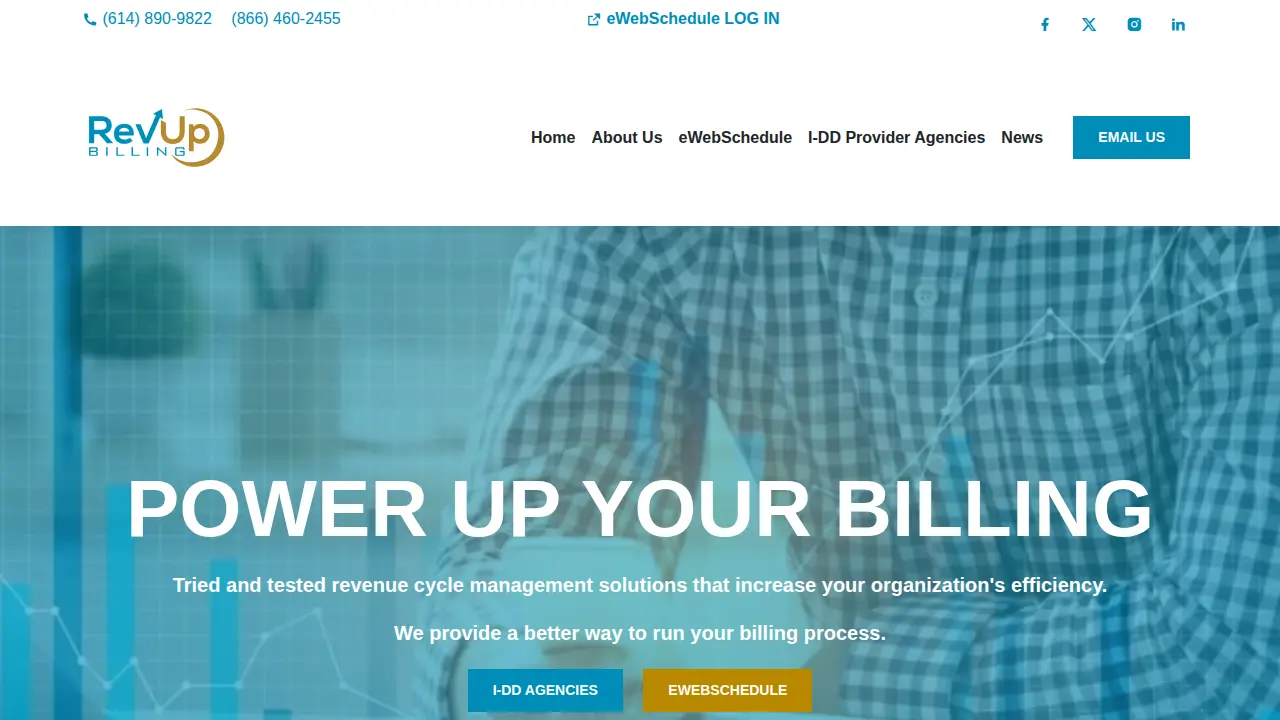 RevUp Billing page