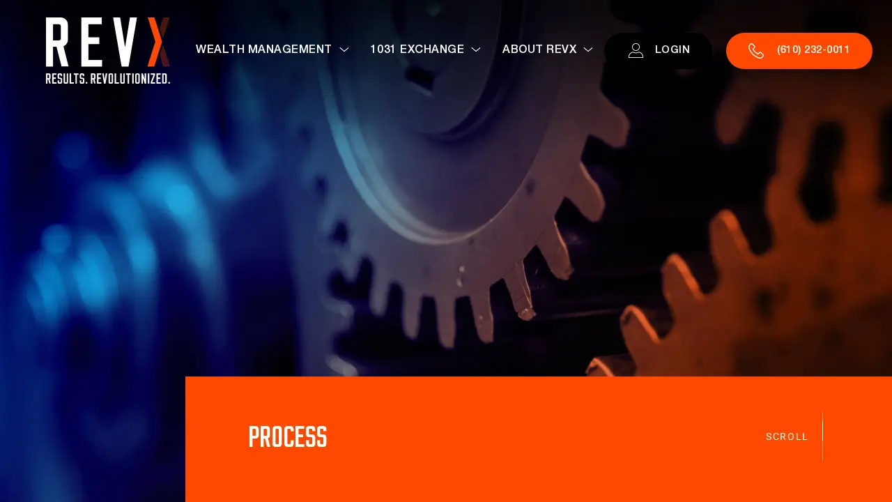 Revolution X Wealth page