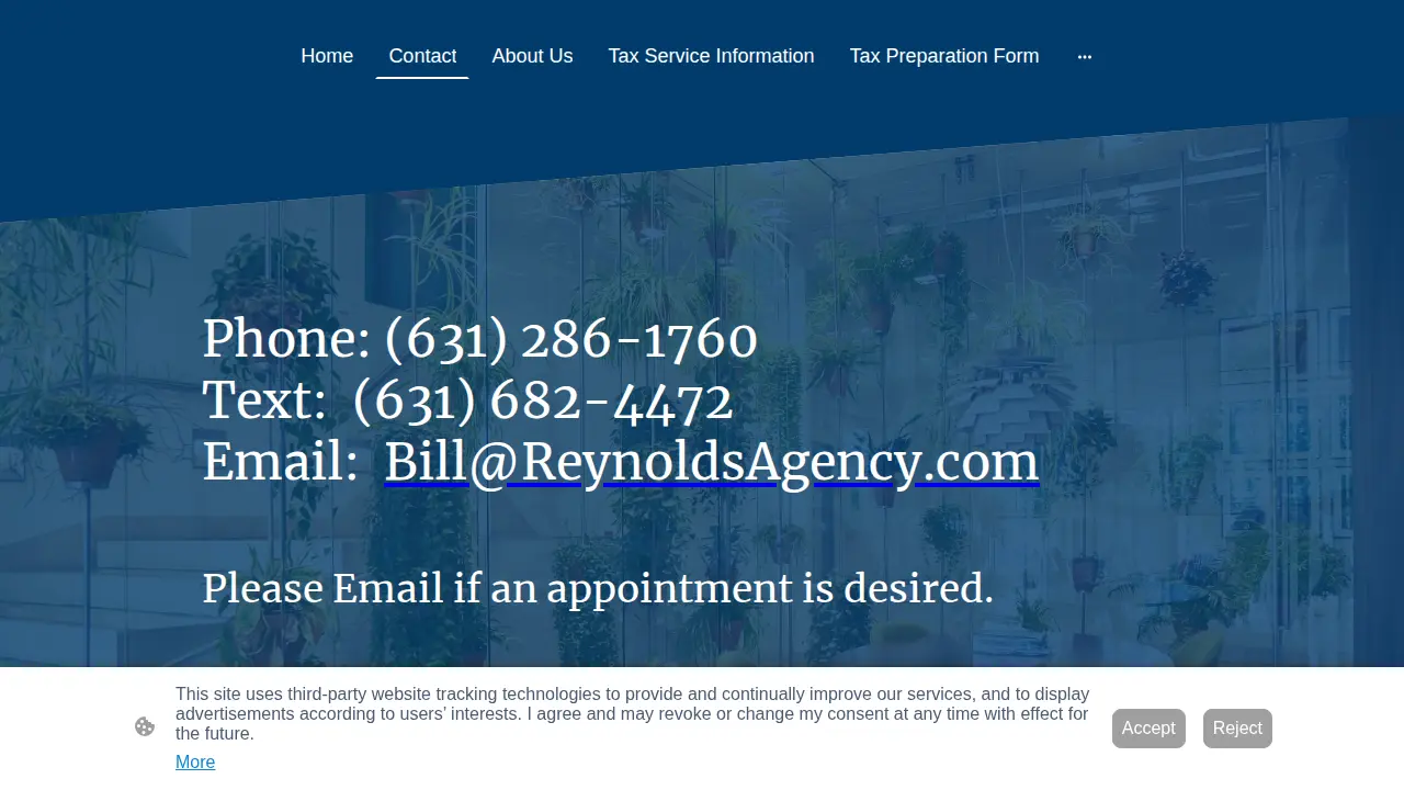 Reynolds & Reynolds Insurance page