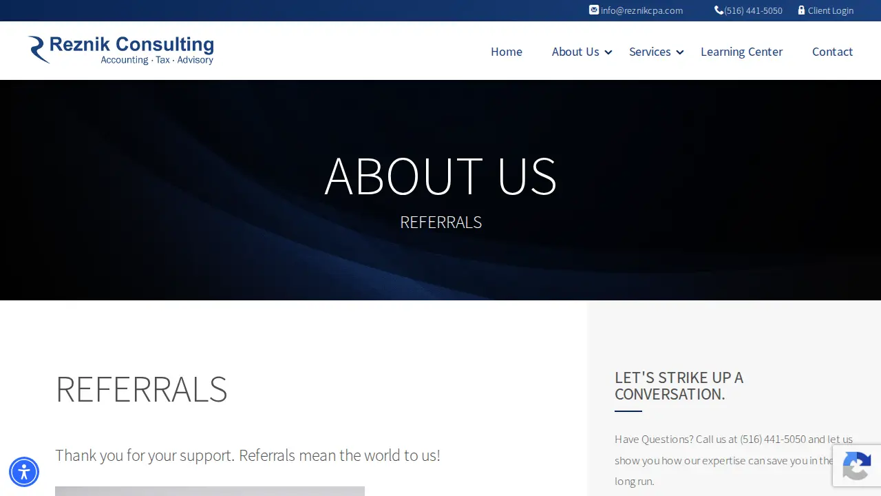 REZNIK CONSULTING LLC page