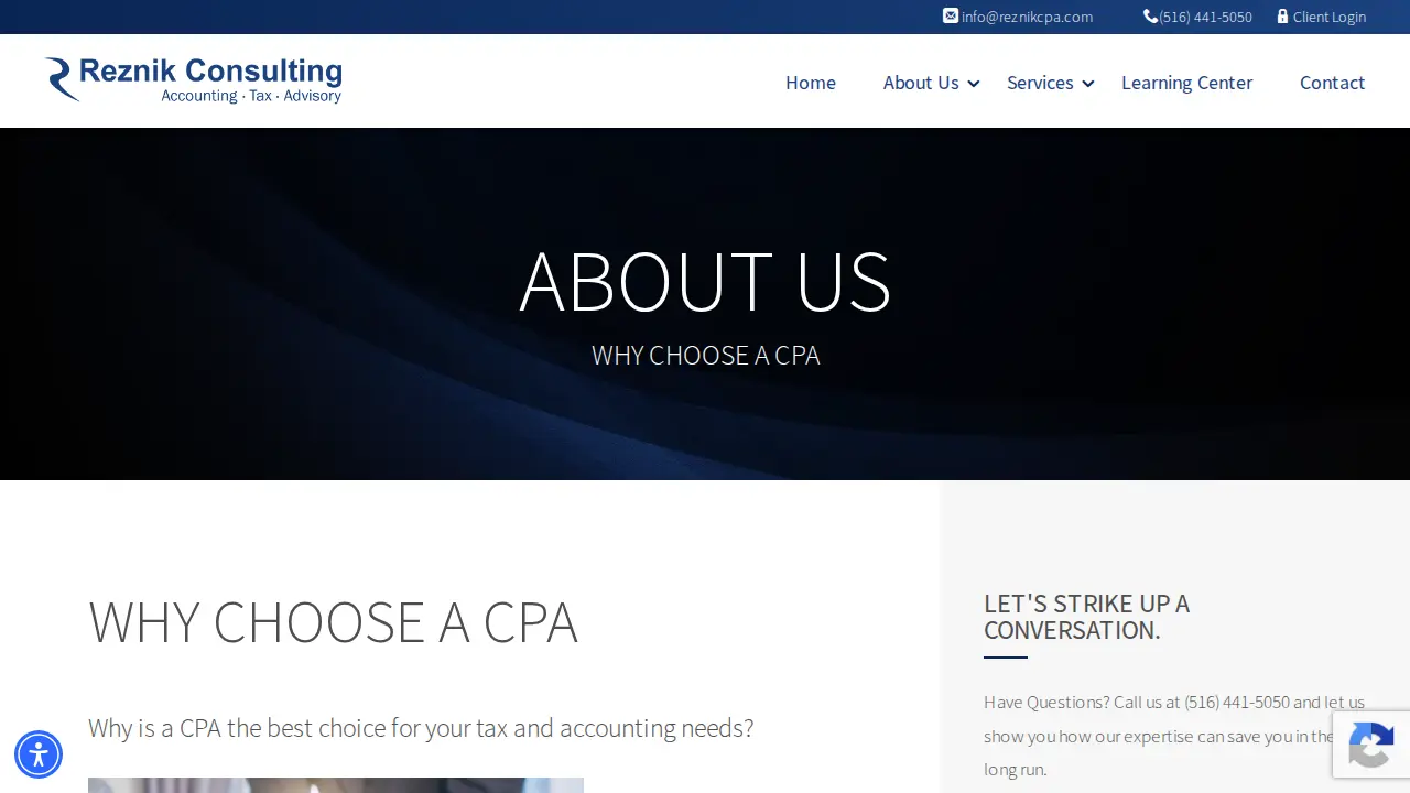 REZNIK CONSULTING LLC page