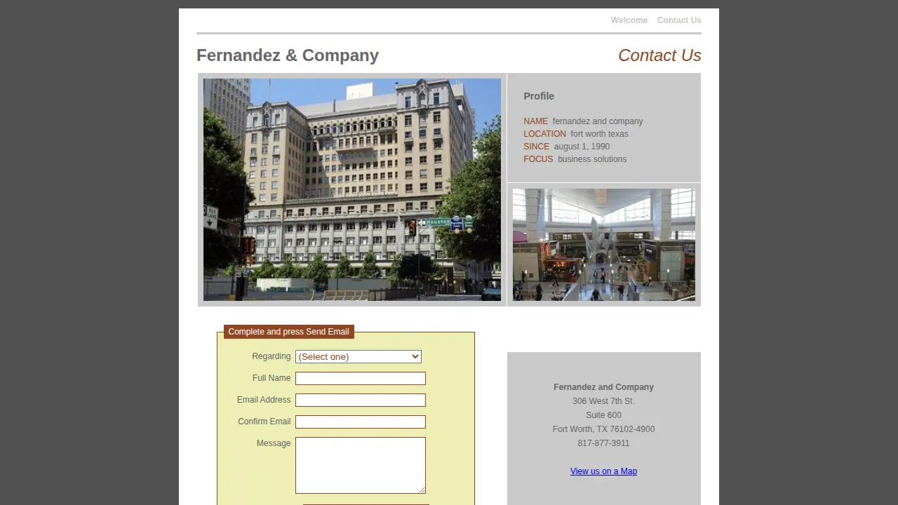 Fernandez and Company, P.C. page