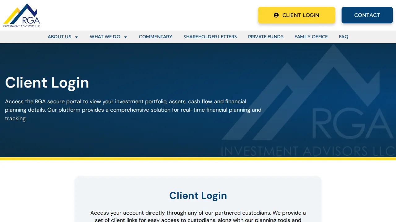 RGA Investment Advisors LLC page