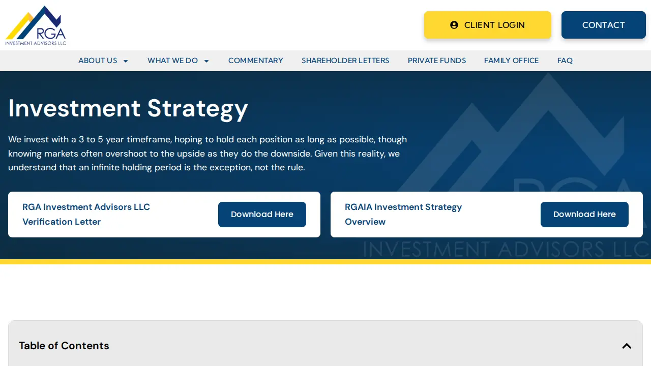 RGA Investment Advisors LLC page