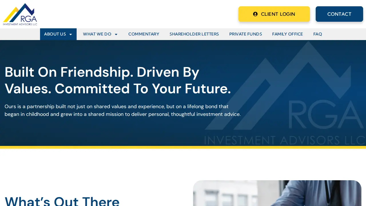 RGA Investment Advisors LLC page