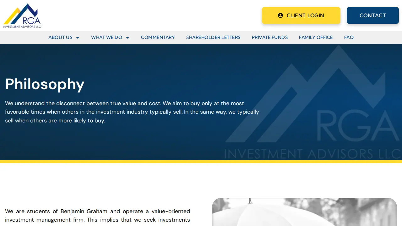 RGA Investment Advisors LLC page