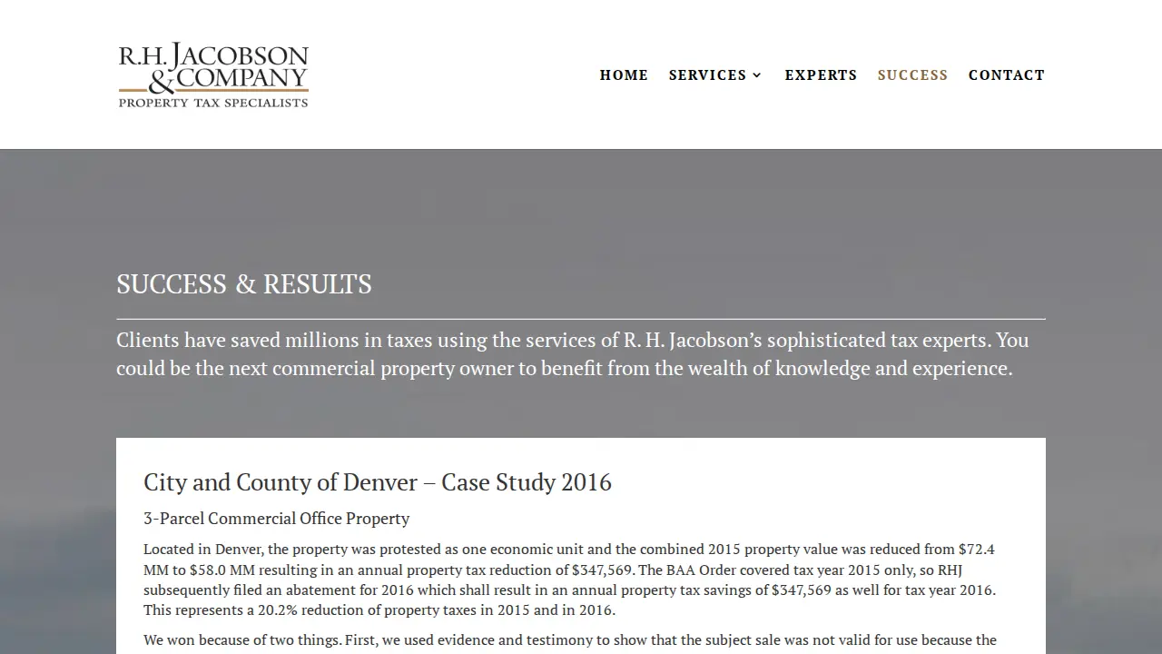 R. H. Jacobson and Company page