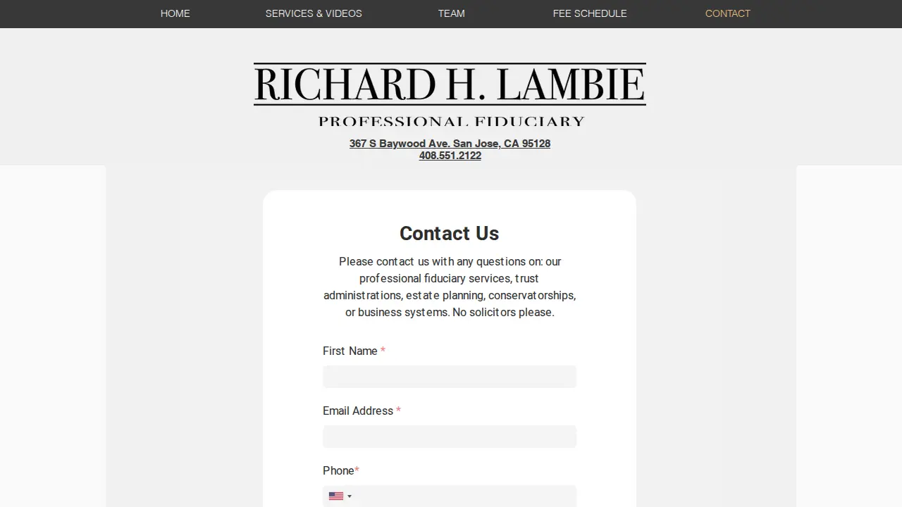 Lambie Richard H page