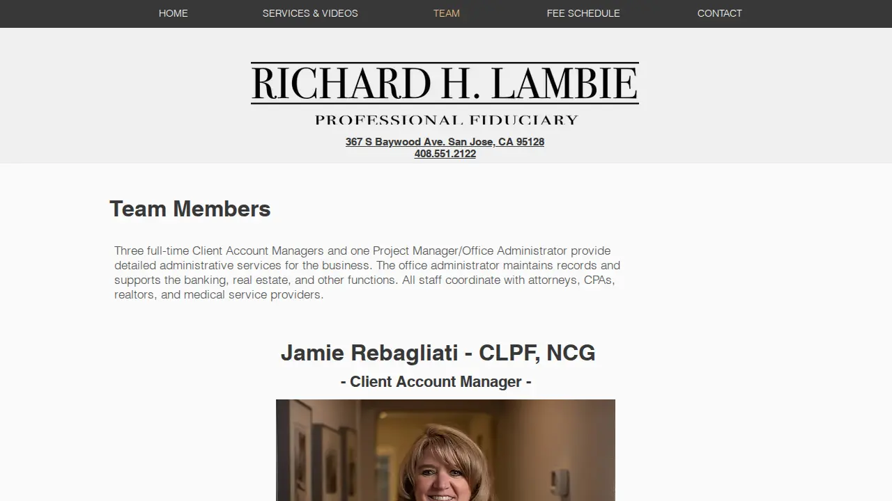 Lambie Richard H page