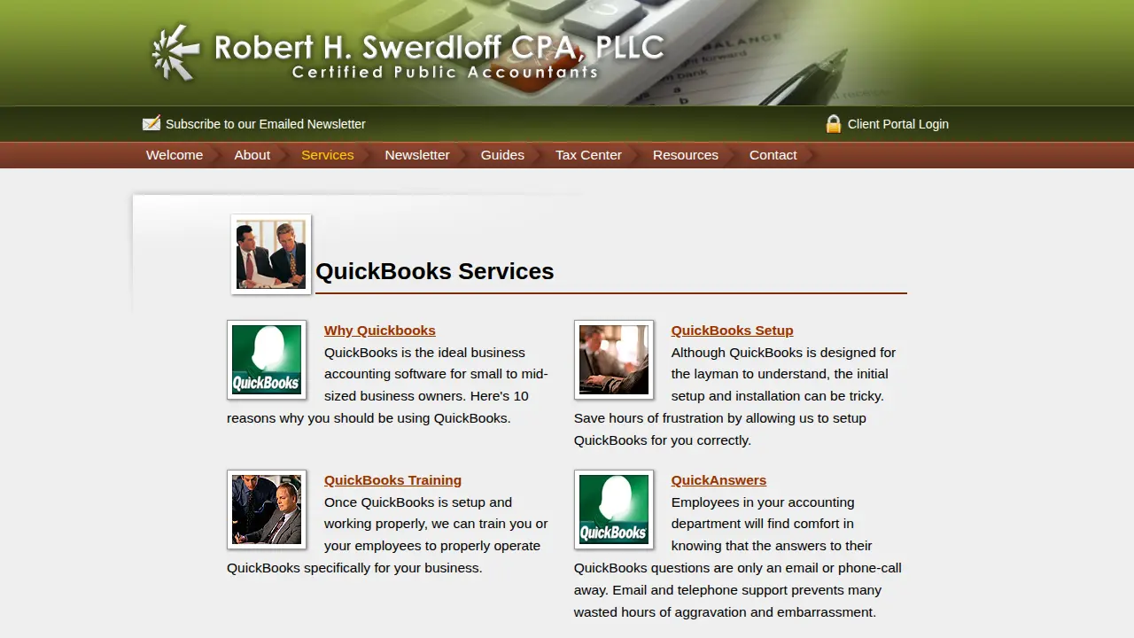 Robert H Swerdloff CPA PLLC page