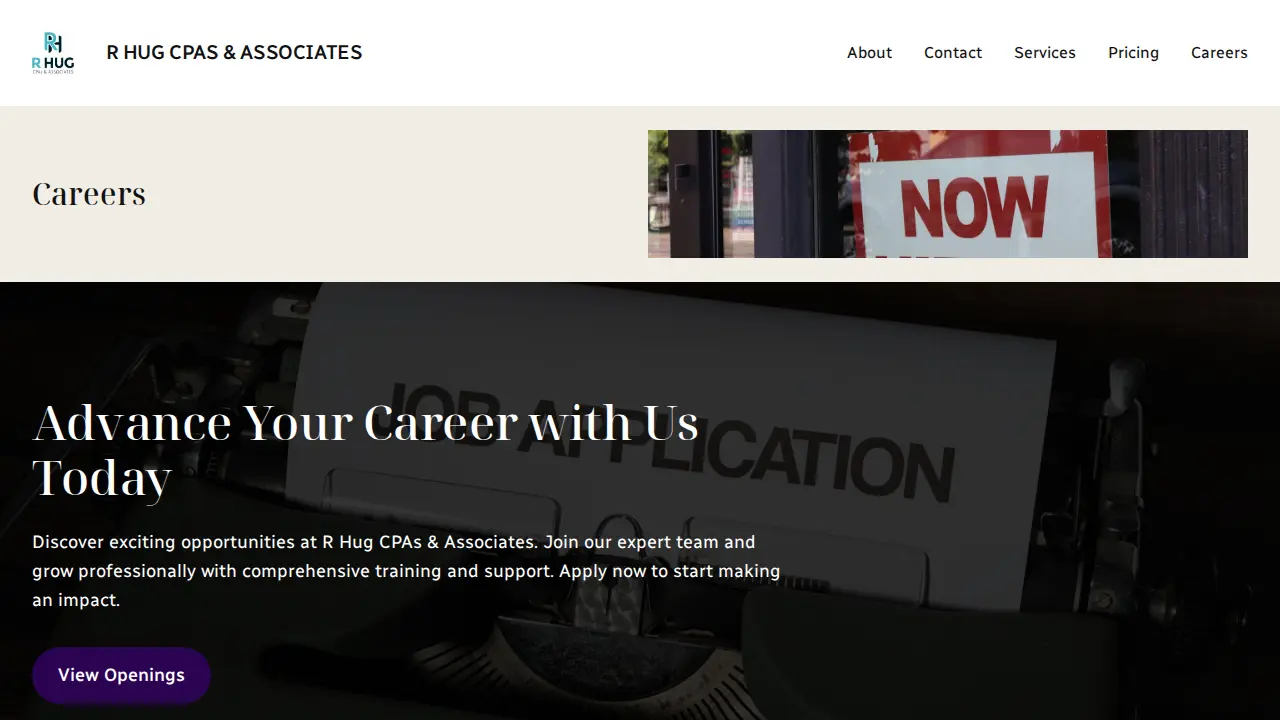 Rick Hug & Associates page