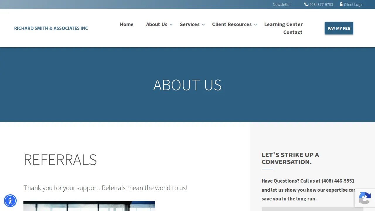 Richard Smith & Associates page