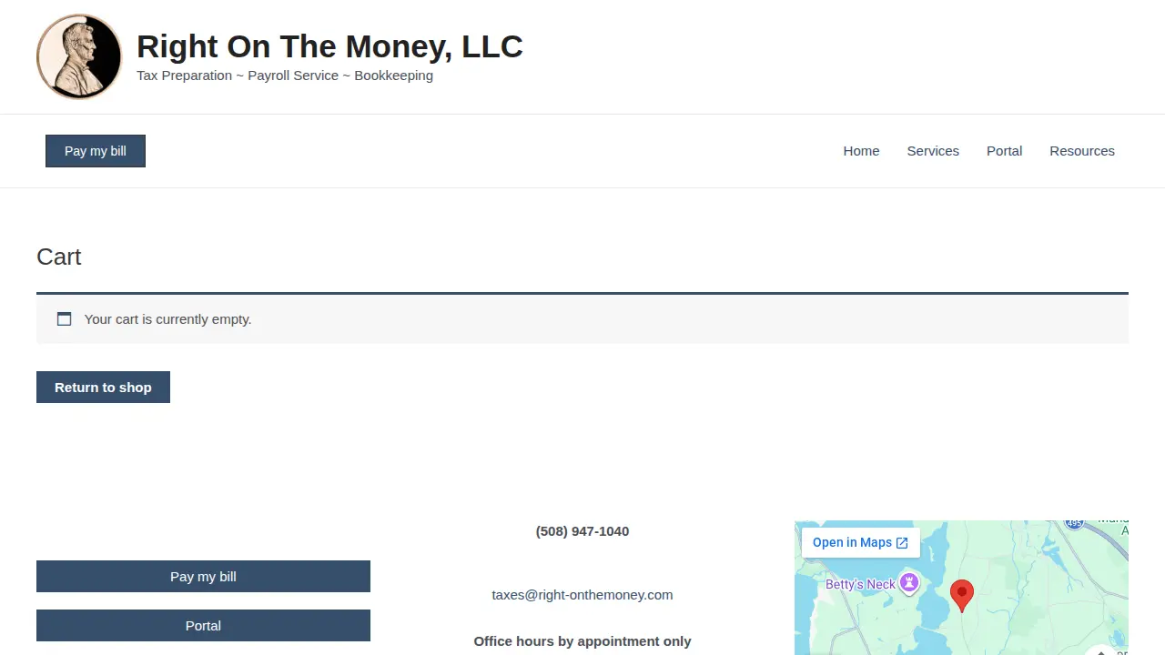 Right On The Money page