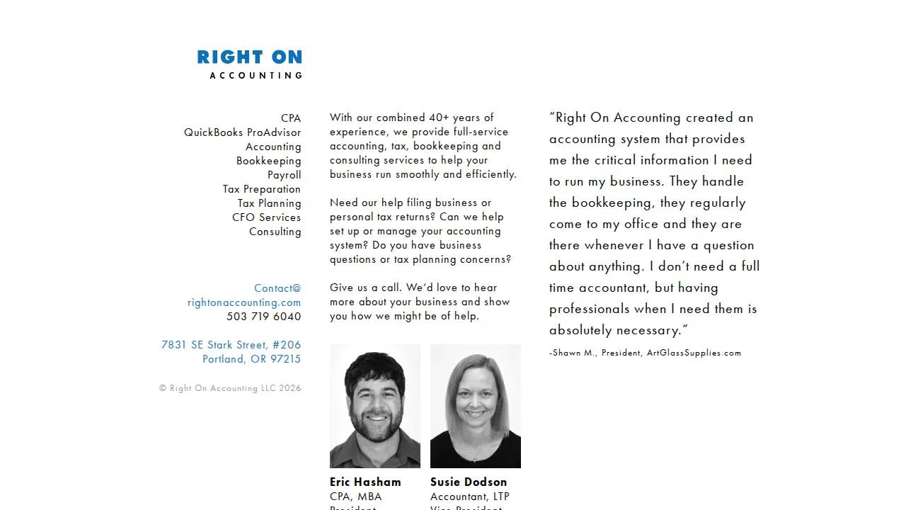 Right On Accounting LLC