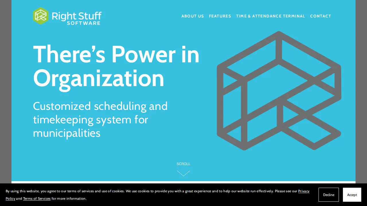 Right Stuff Software Corporation website