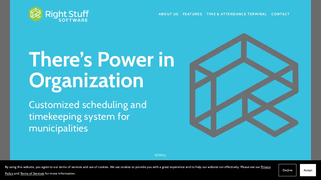 Right Stuff Software Corporation page