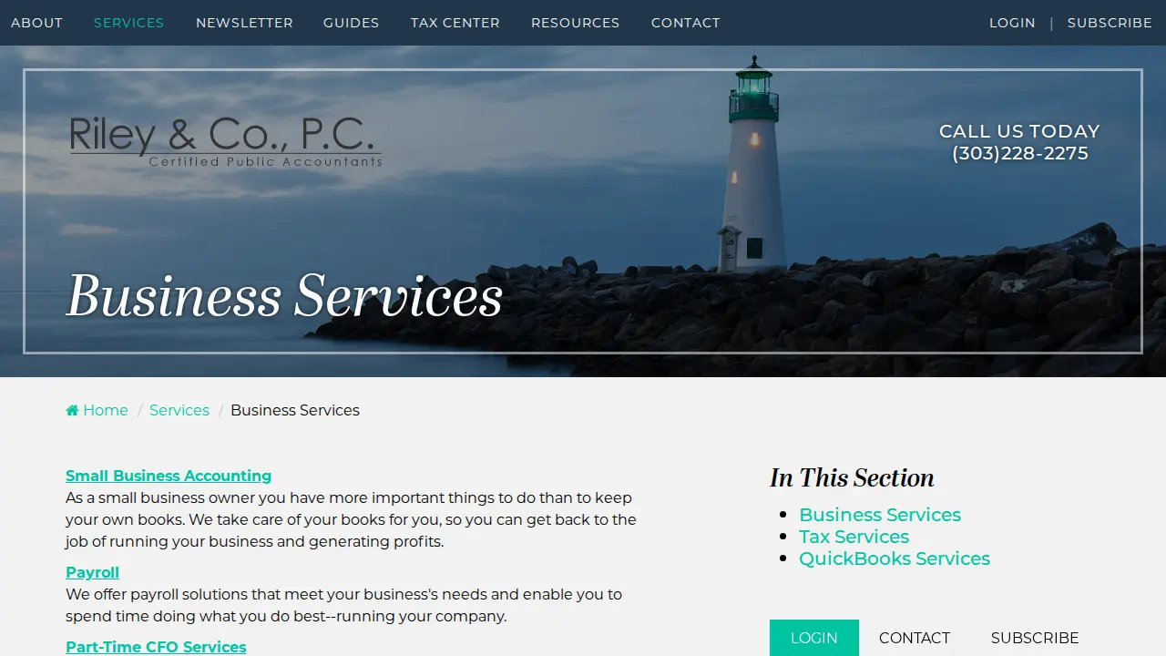 Riley & Co., PC page