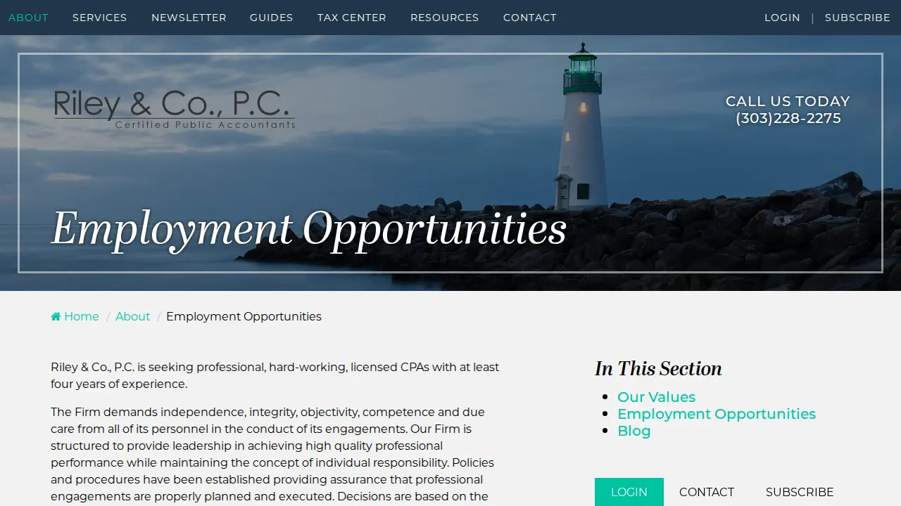 Riley & Co., PC page