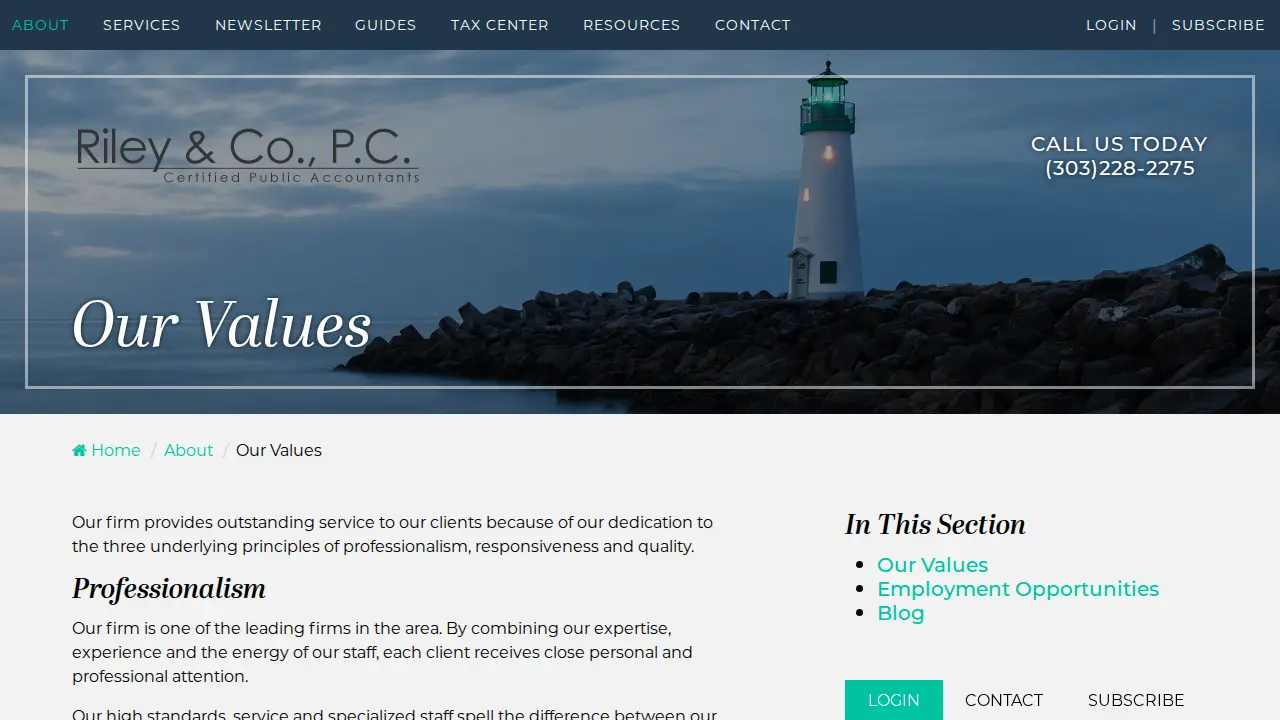Riley & Co., PC page