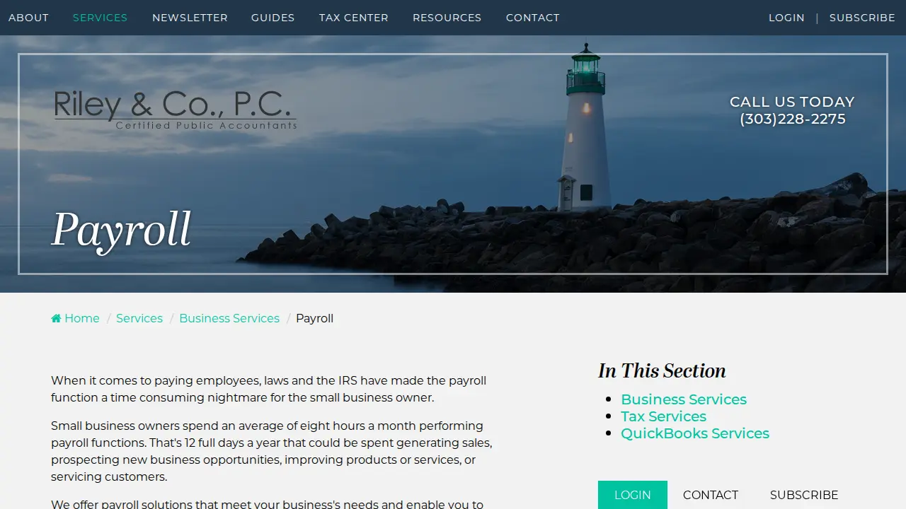 Riley & Co., PC page