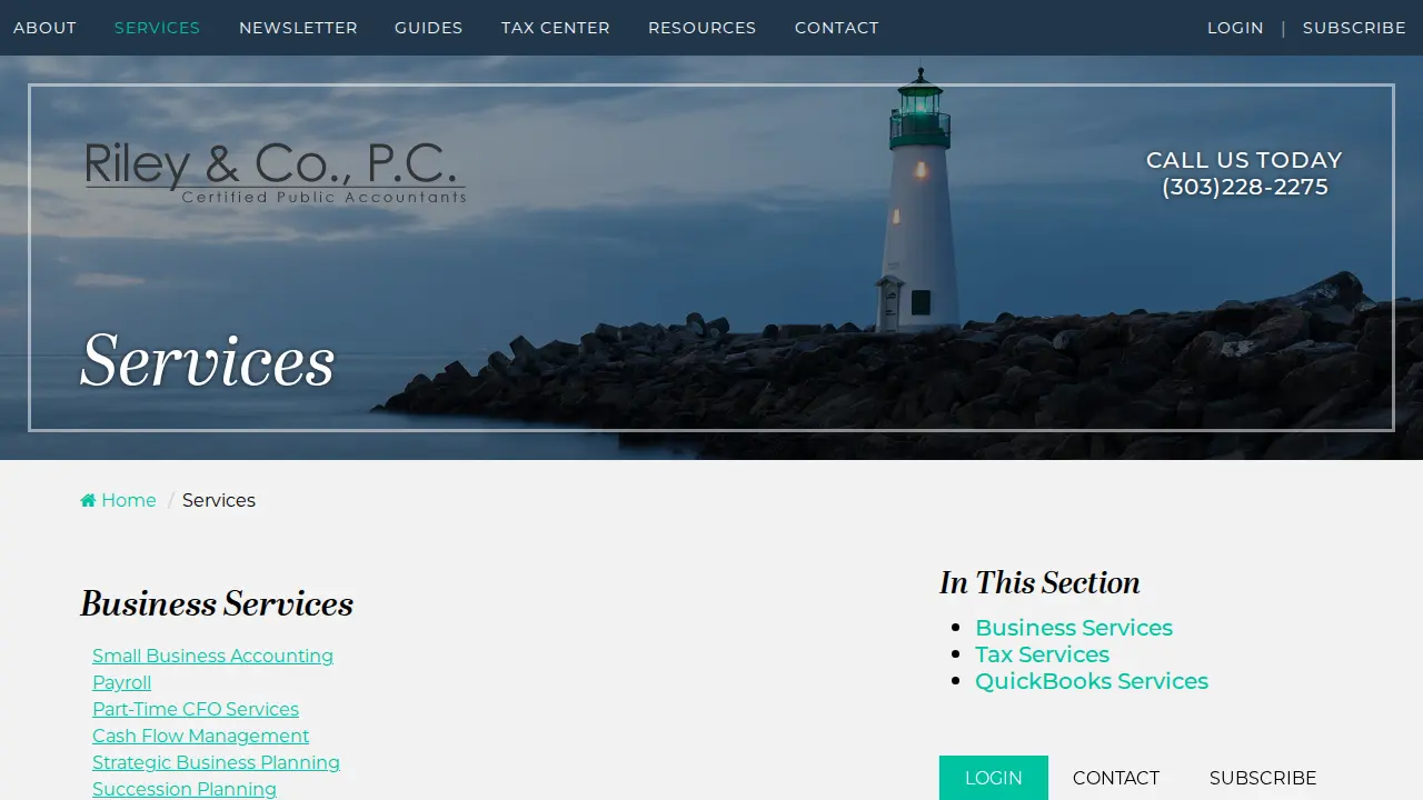 Riley & Co., PC page