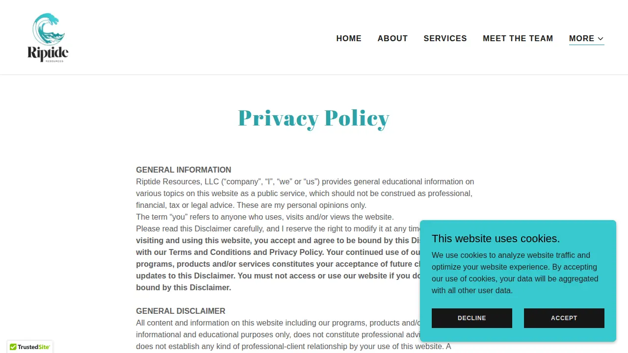 Riptide Resources, LLC page