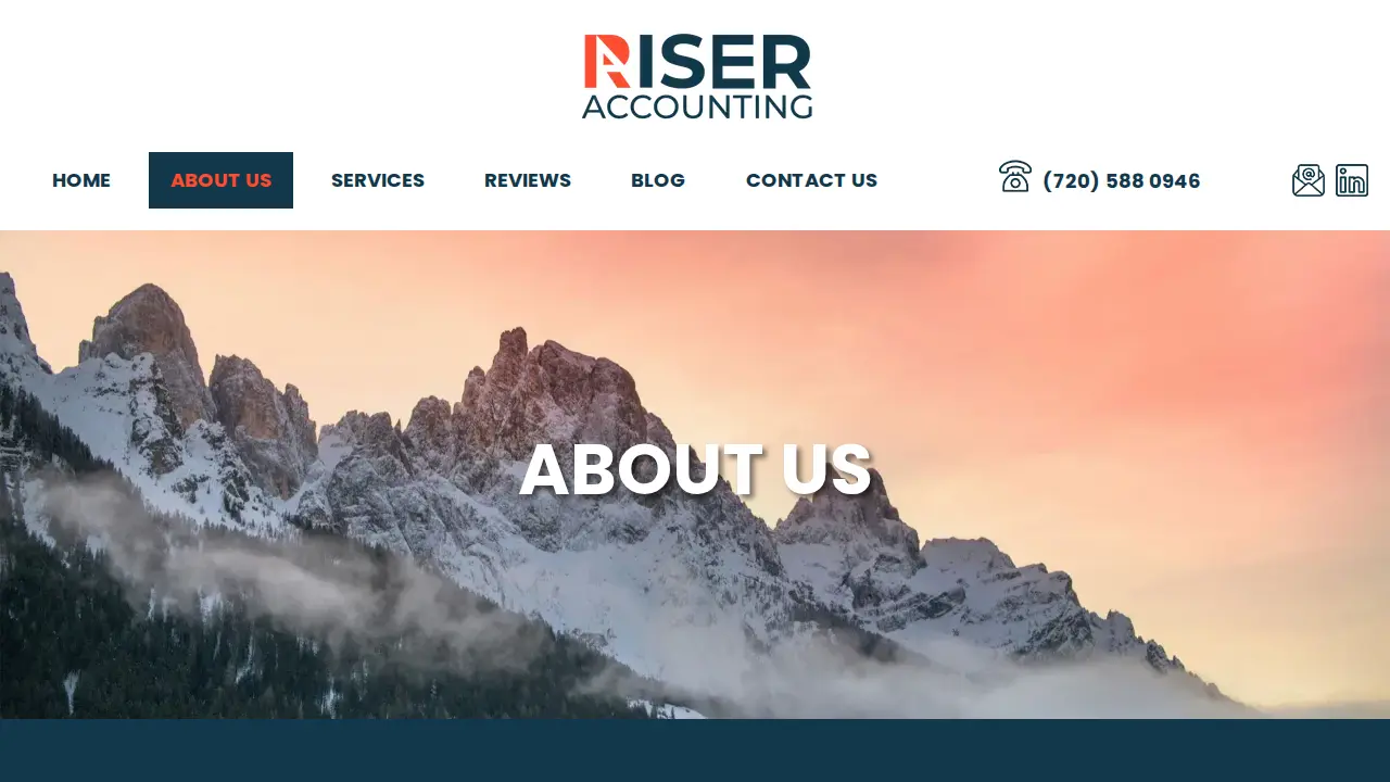 Riser Accounting page