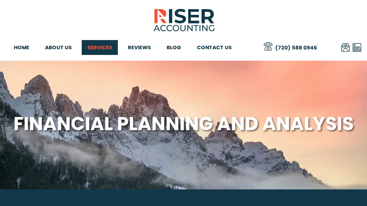 Riser Accounting page